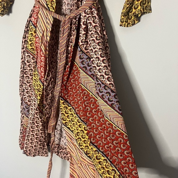 Cabi Poet Multicolor Long Wrap Jacket Duster Cardigan Small - Picture 6 of 9